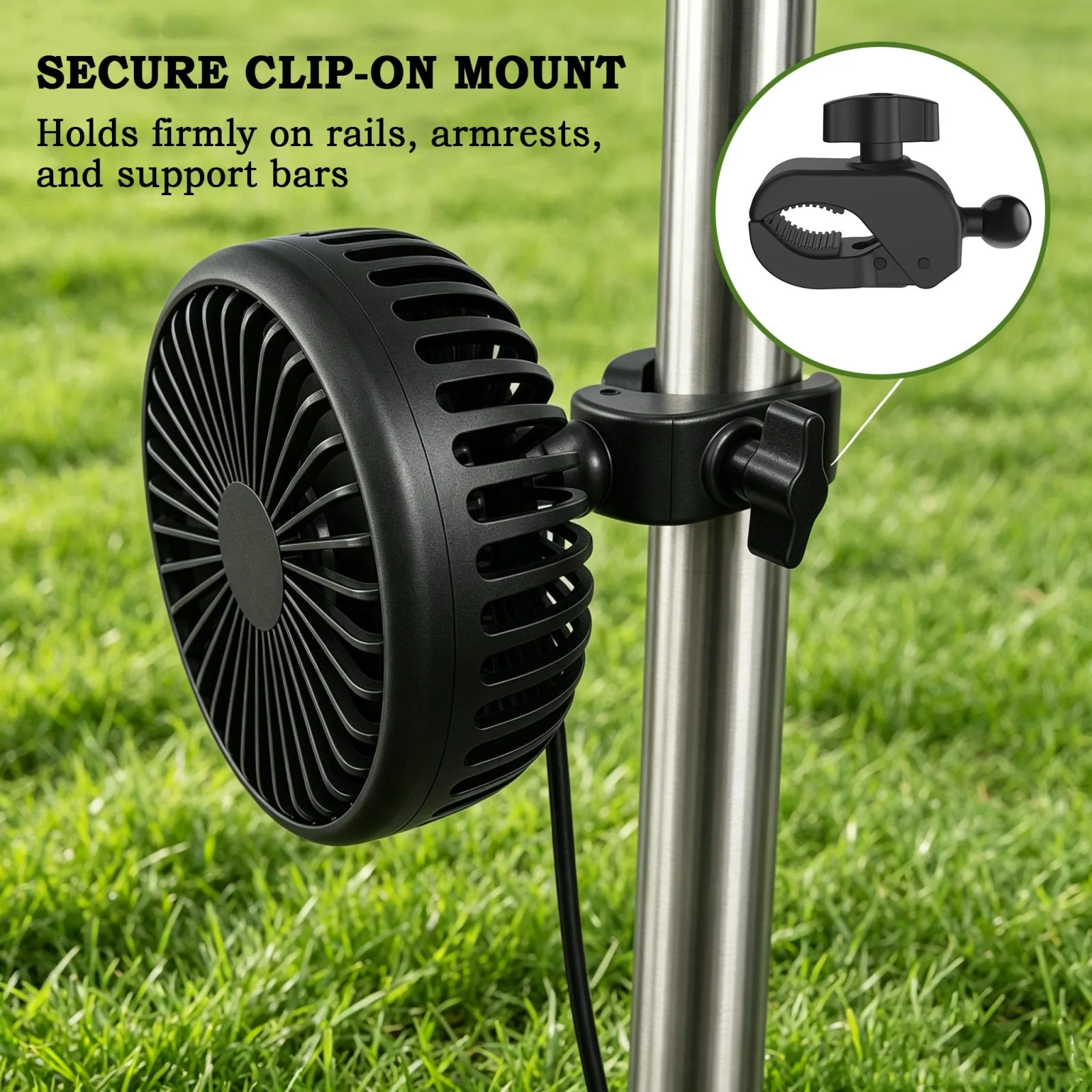 GHXYHTH USB Fan for E-Z-GO Express S4 ELiTE 4 Passenger image 4