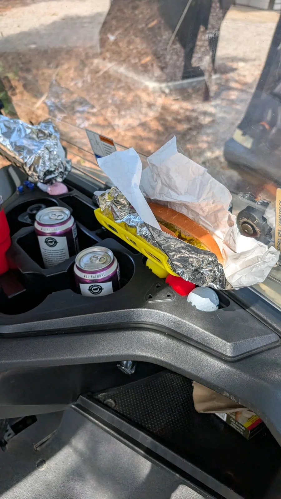 Generic Black Golf Cart Hot Dog Holder VH-MTN-NH01 image 2