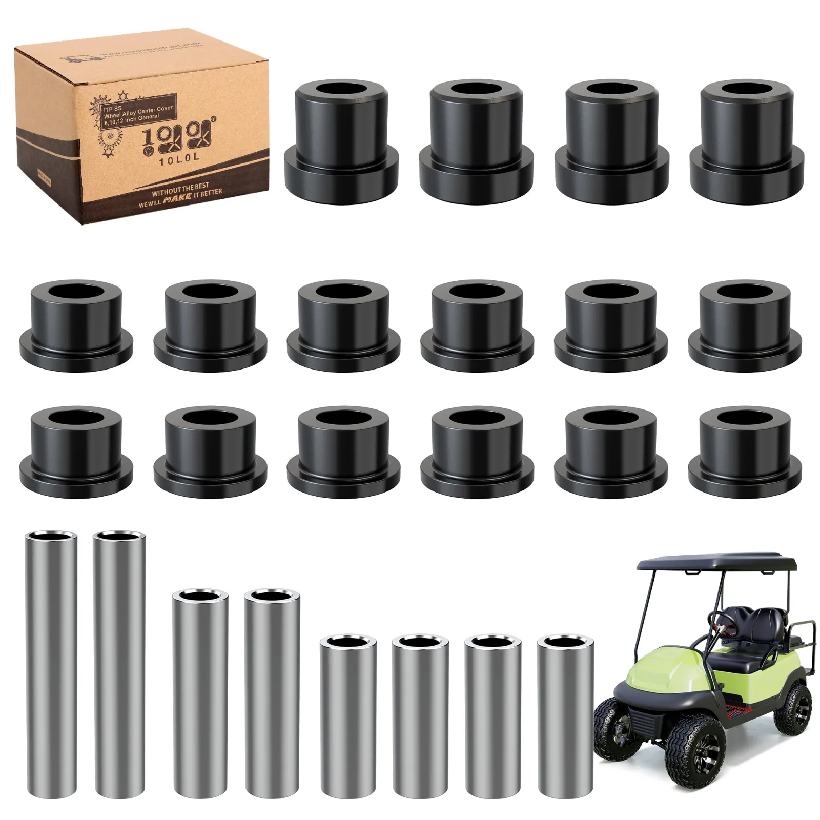 10L0L Spring Bushing Kit for Club Car DS 1992-Up