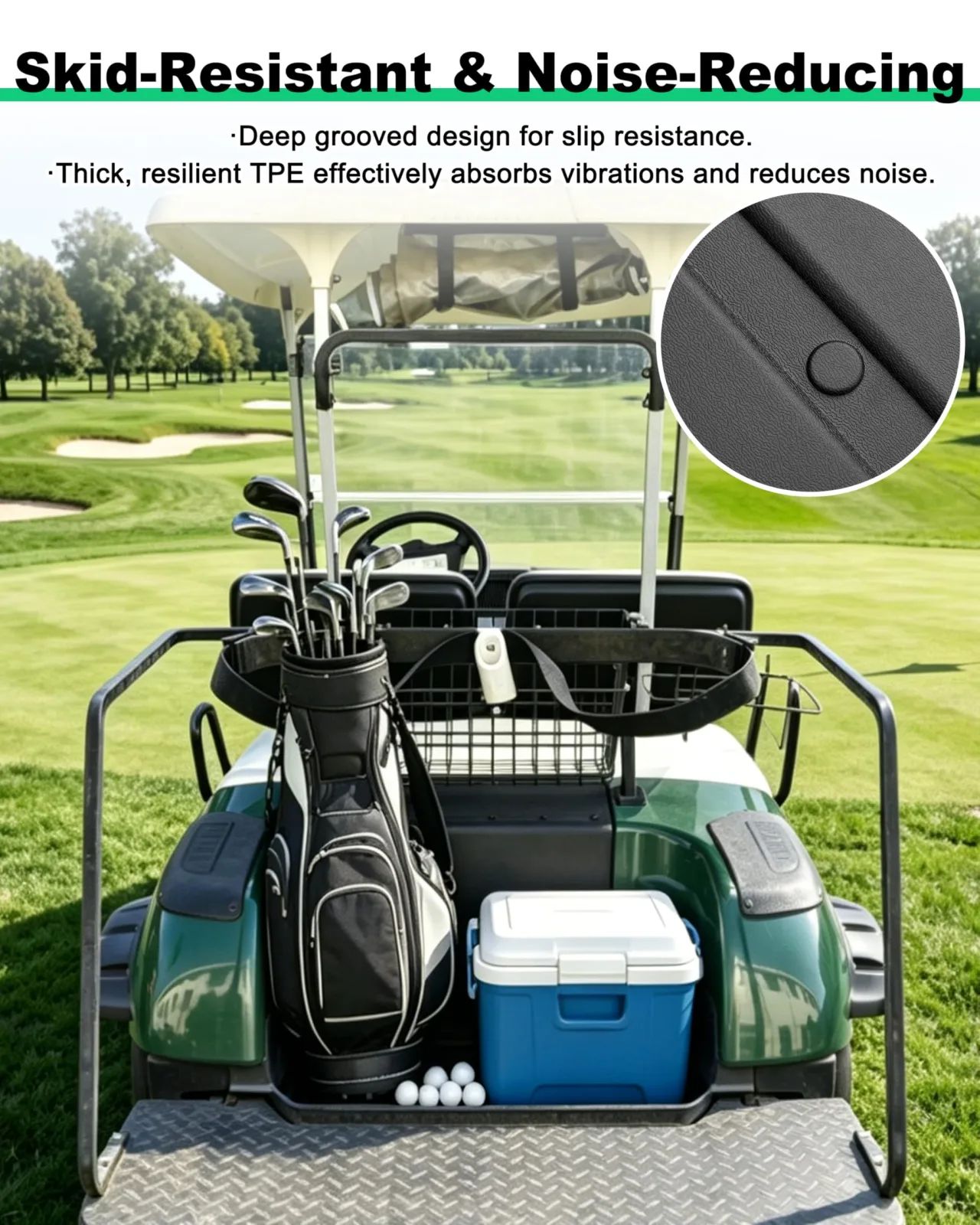 LDETXY Bag Well Mat for Yamaha G14-G22 Golf Carts image 4