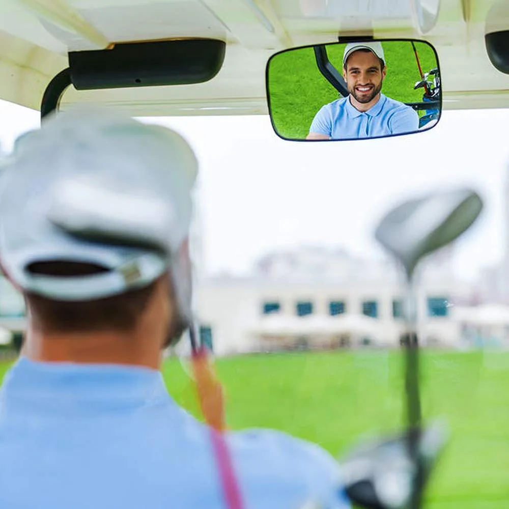 10L0L Universal Golf Cart Convex Rear View Mirror image 4