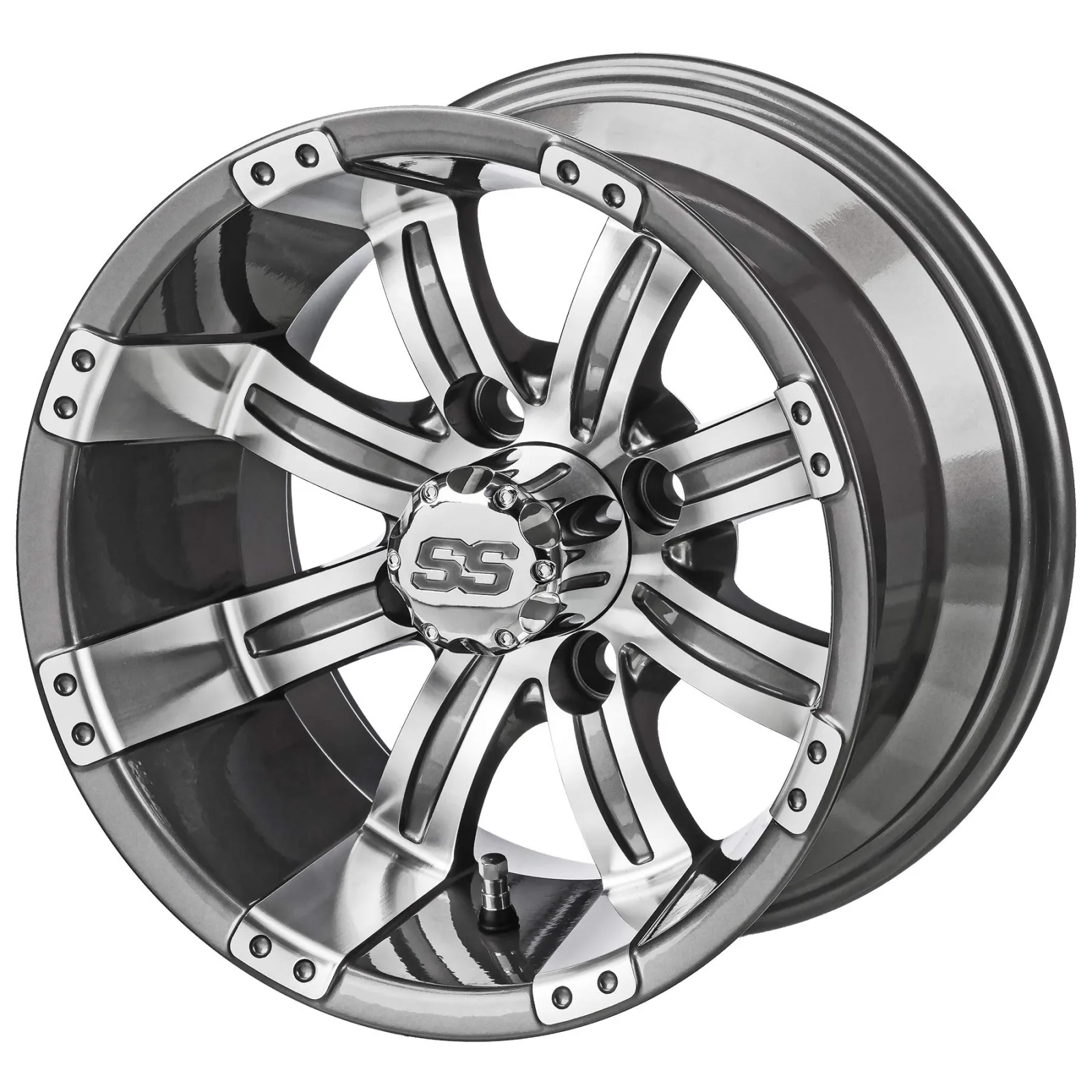 RM Cart Casino 12-Inch Golf Cart Wheel 12090