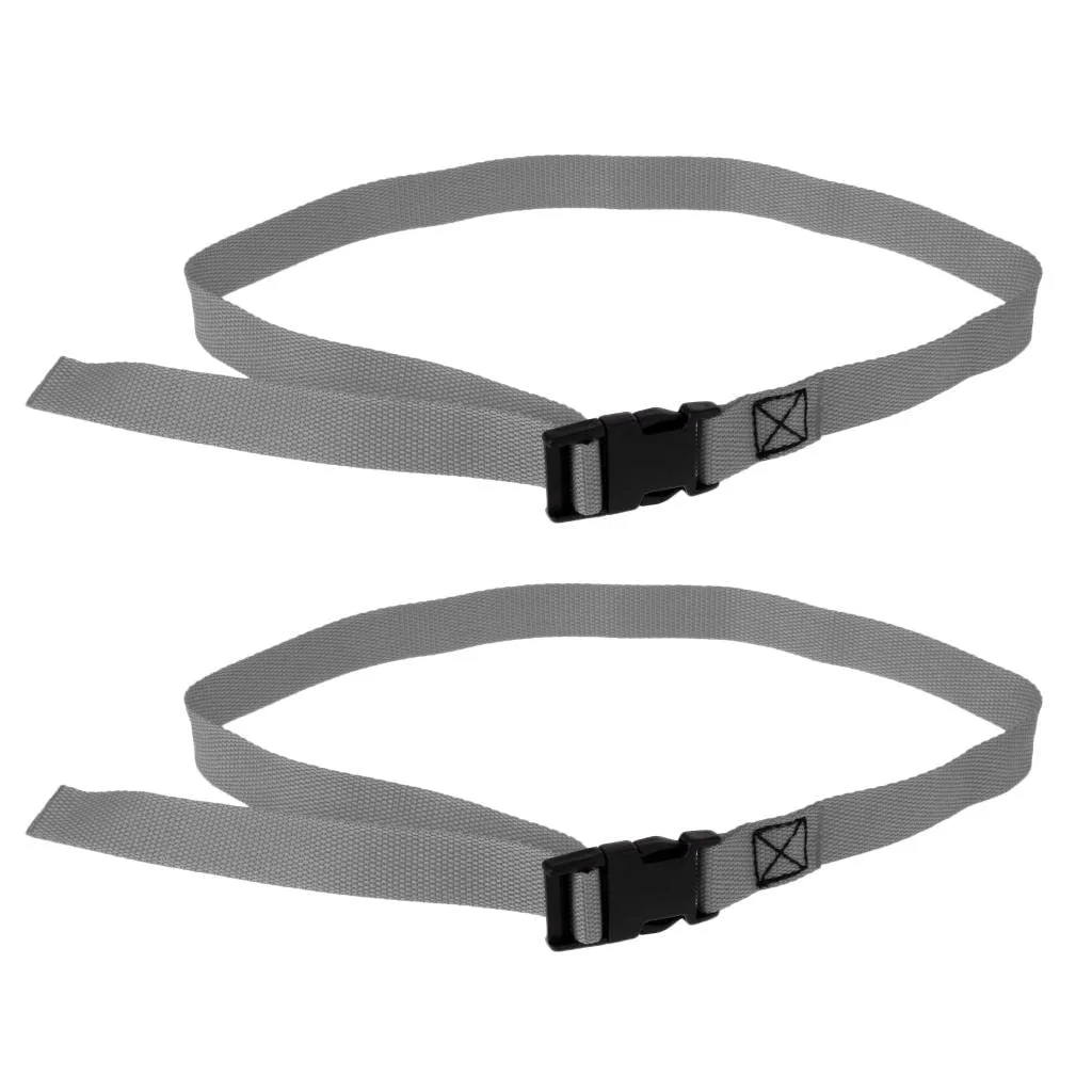LEIPUPA Nylon Golf Trolley Webbing Straps with Quick-Release Buckle, 1 m (Pack of 2)