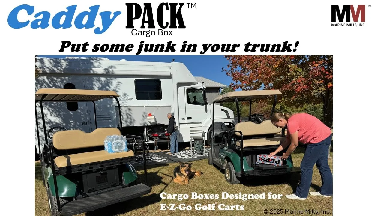 Caddy Shift Caddy Pack Cargo Box for E-Z-GO TXT (2014–Present) image 2