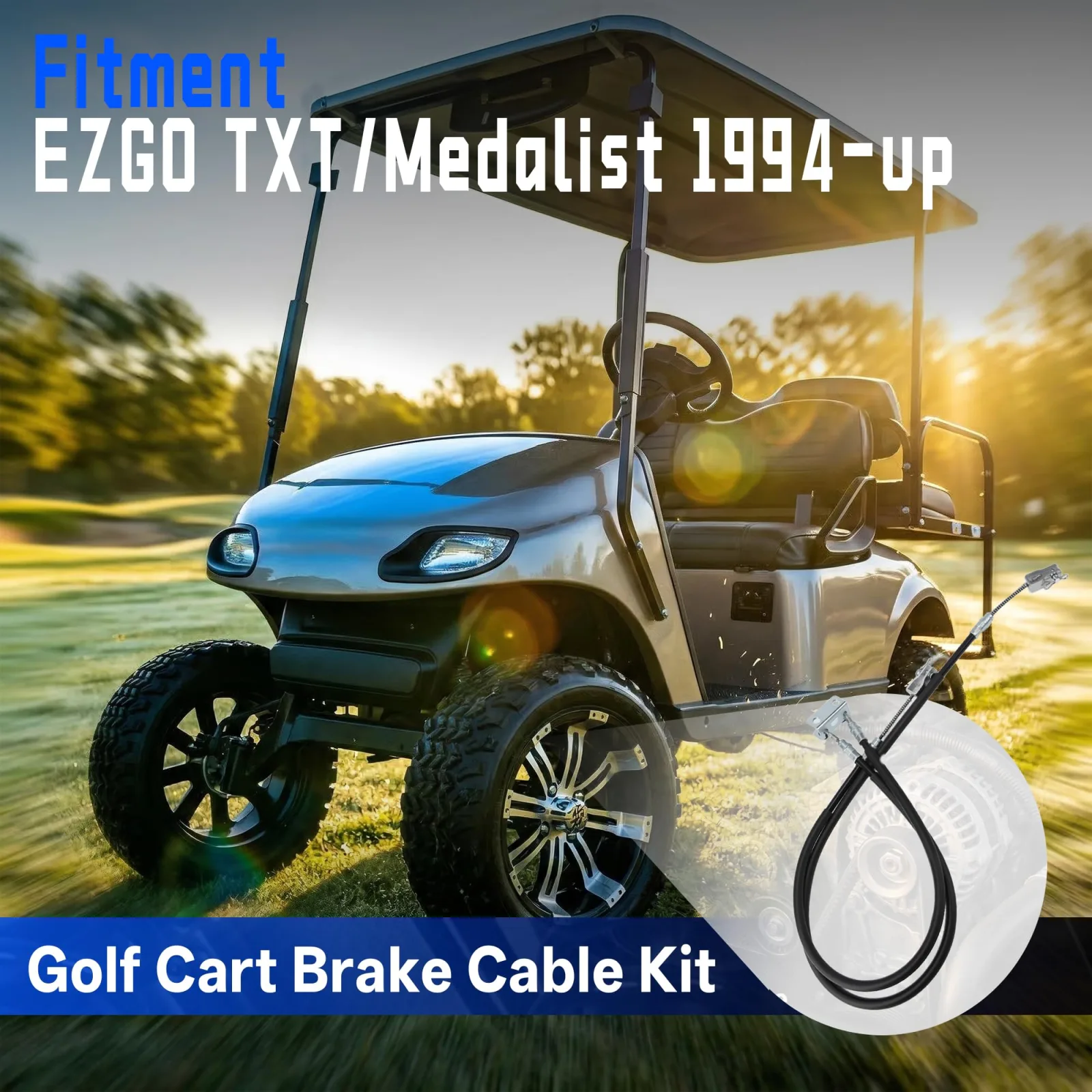 Mixopoly Brake Cable Kit for E-Z-GO TXT/Medalist image 2
