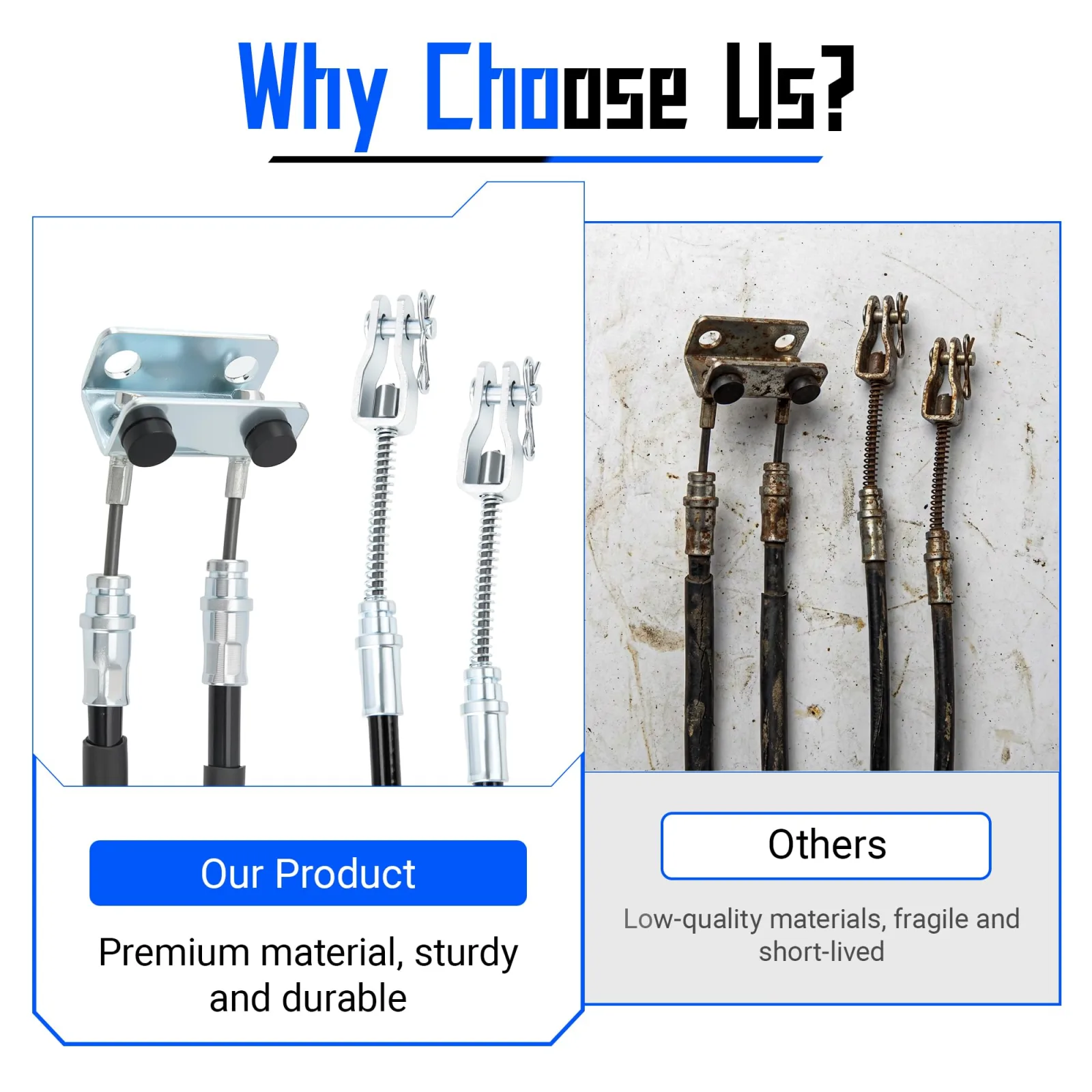 Mixopoly Brake Cable Kit for E-Z-GO TXT/Medalist image 4