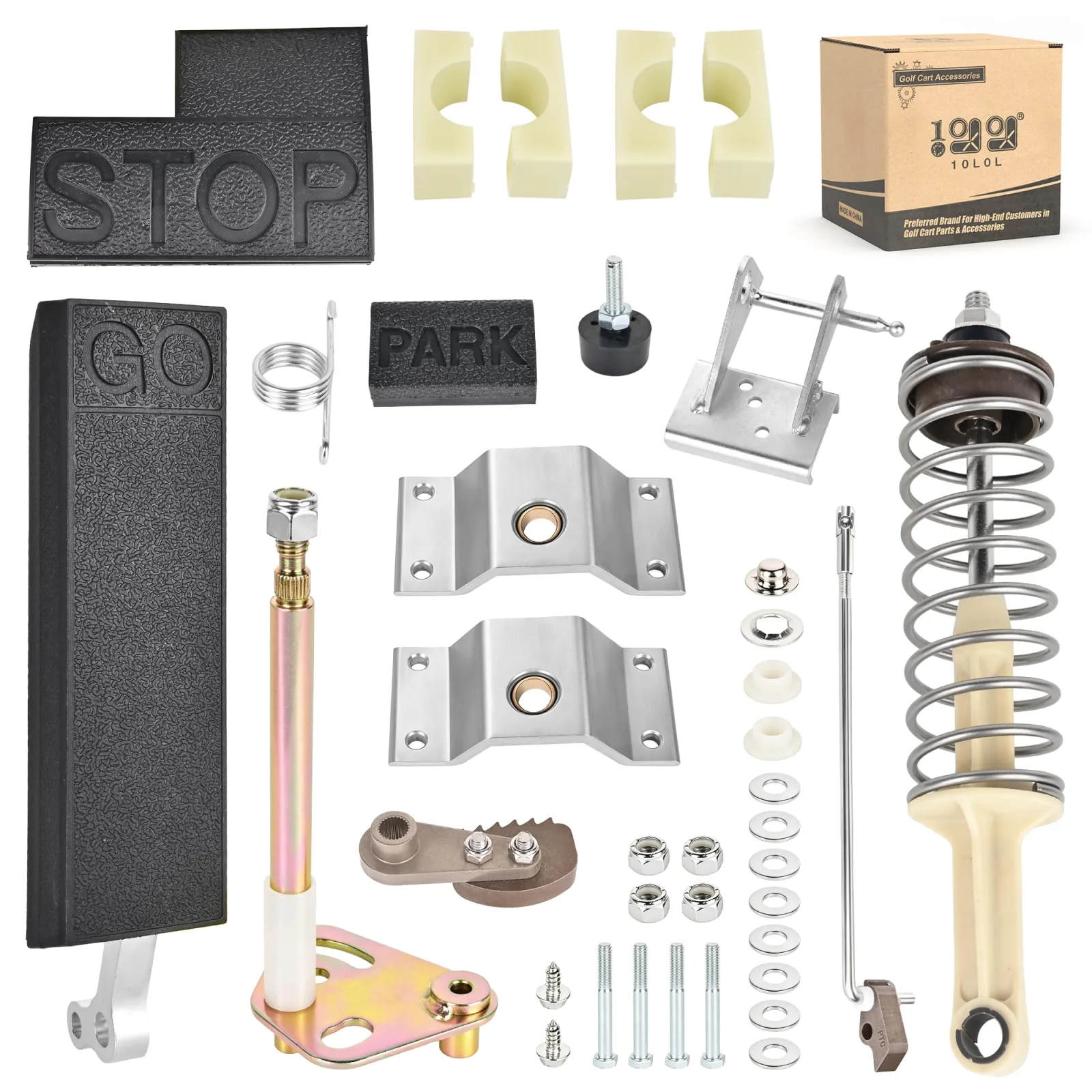 10L0L Club Car DS Accelerator & Brake Pedal Repair Kit