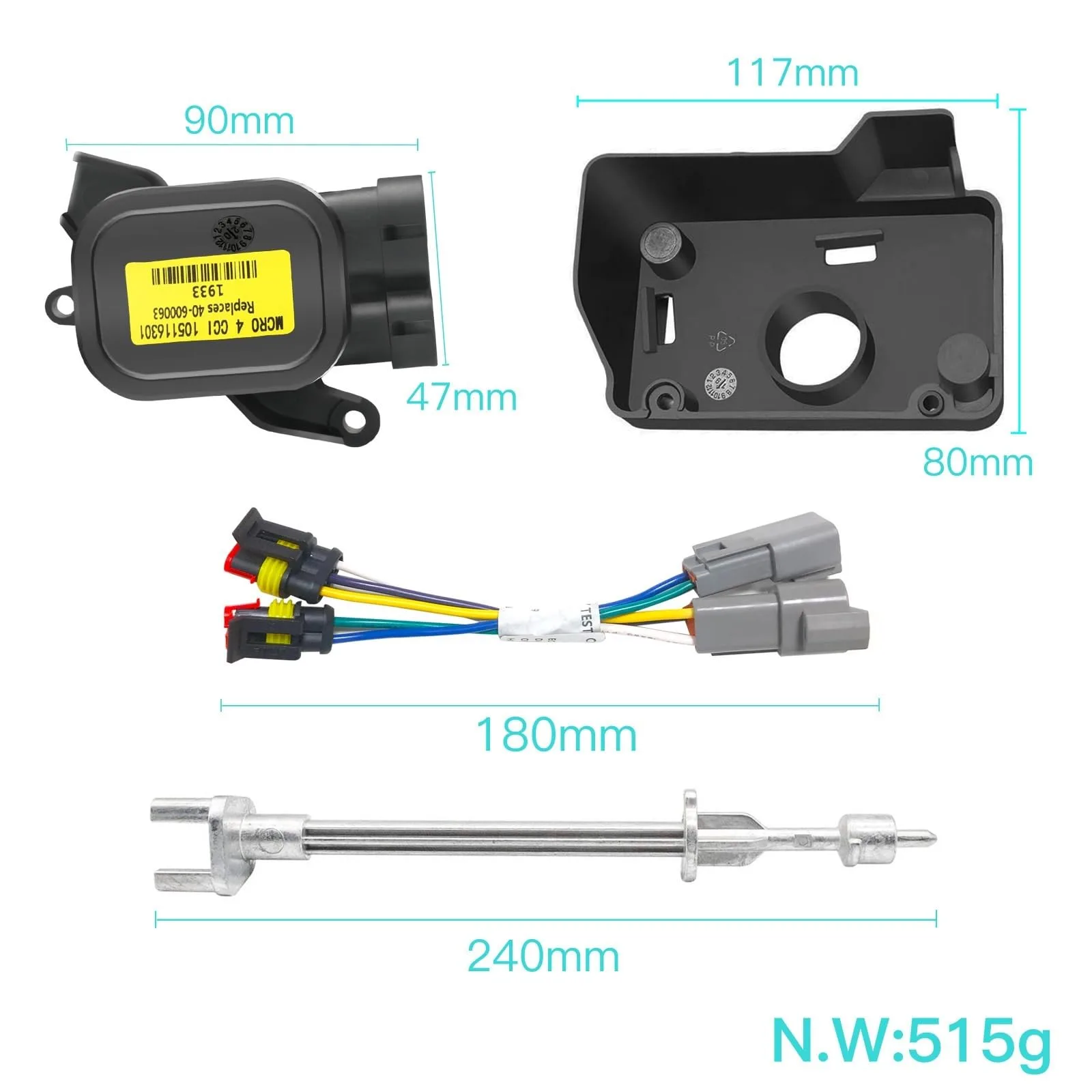 CHMIFTNX Golf Cart MCOR4 Voltage Divider image 2