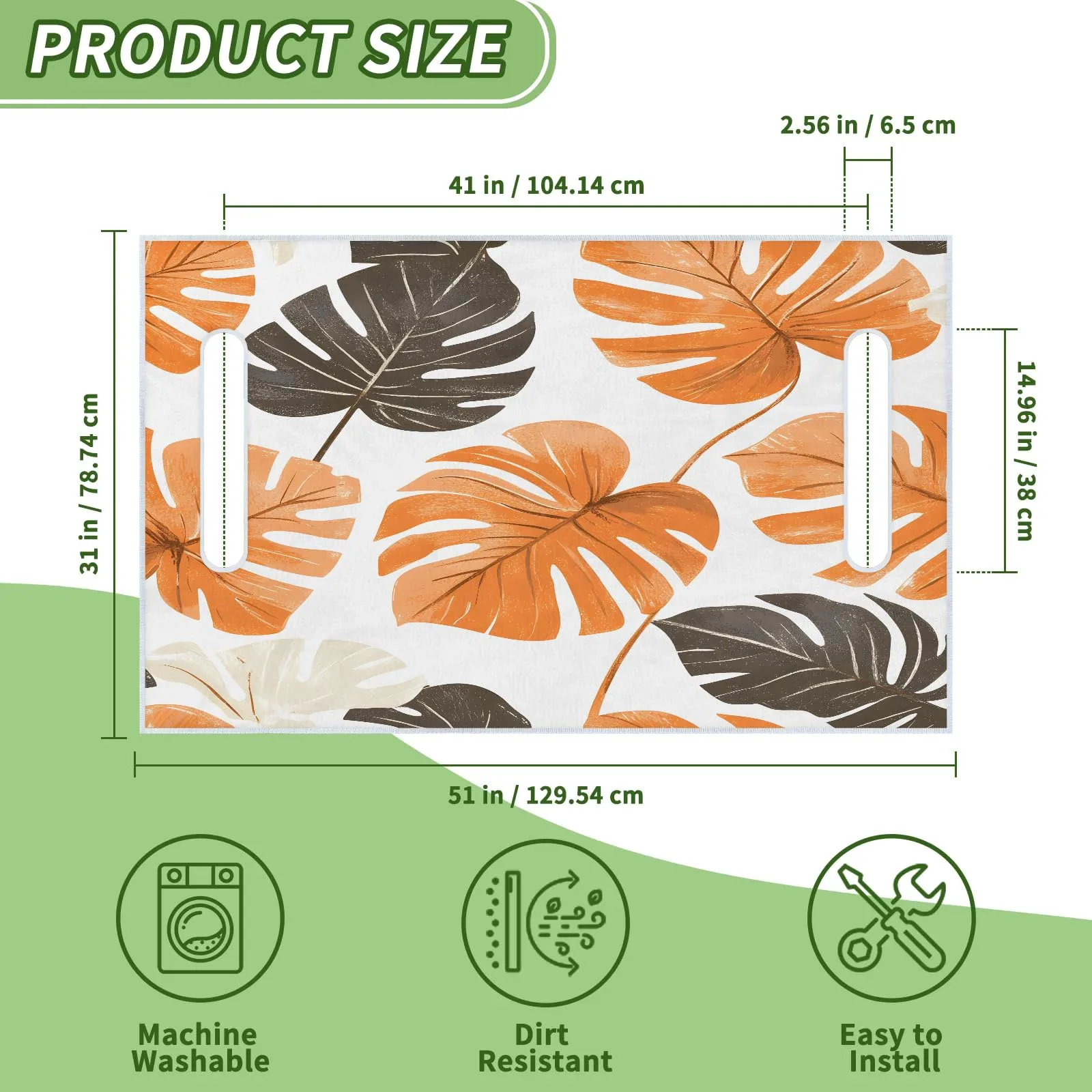 Tiveruda Golf Cart Seat Cover for Double Seats 51 x 31 in image 2