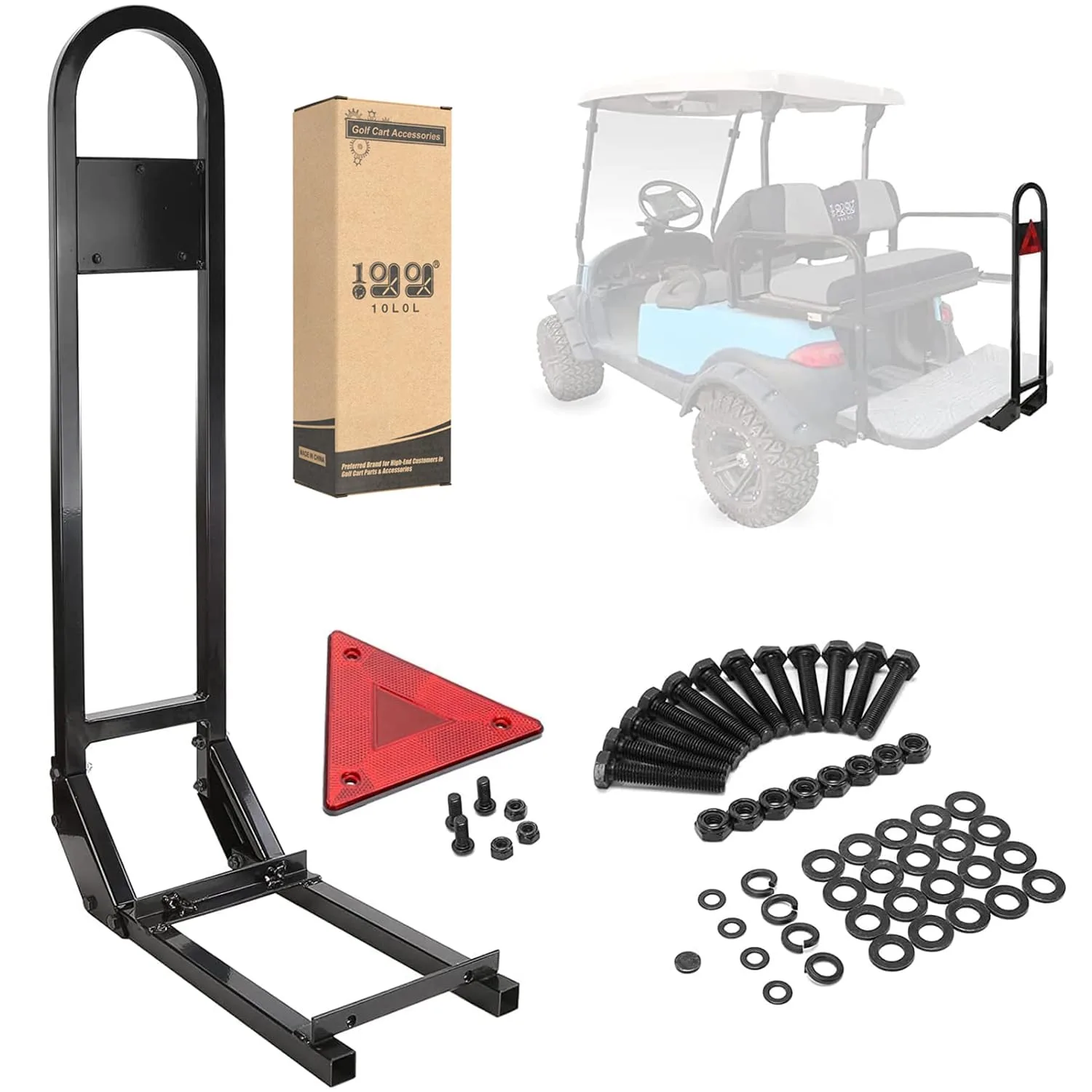 10L0L Universal Golf Cart Rear Safety Grab Bar