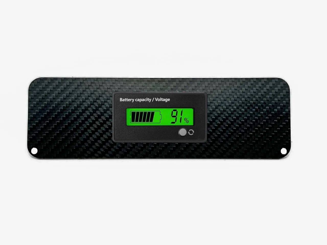 OZ-USA Carbon Fiber Battery Meter Dash Plate for E-Z-GO TXT