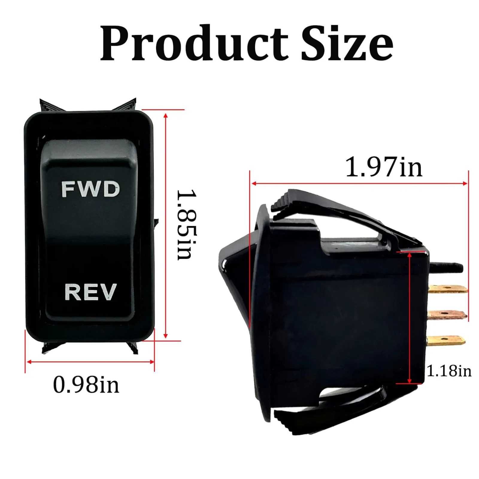 Gihdfer 48V E-Z-GO TXT PDS Forward Reverse Switch image 2
