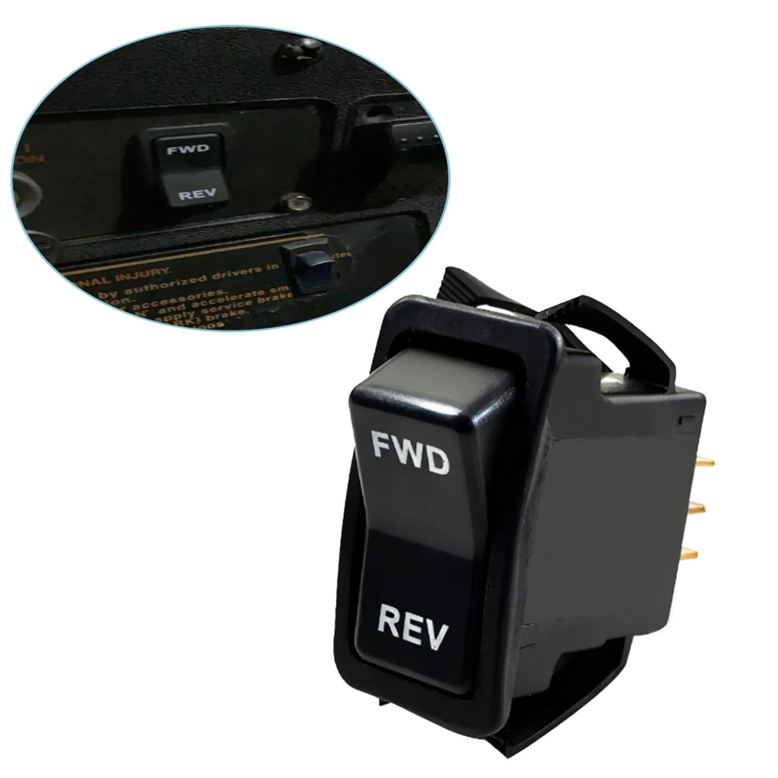 Gihdfer 48V E-Z-GO TXT PDS Forward Reverse Switch image 4