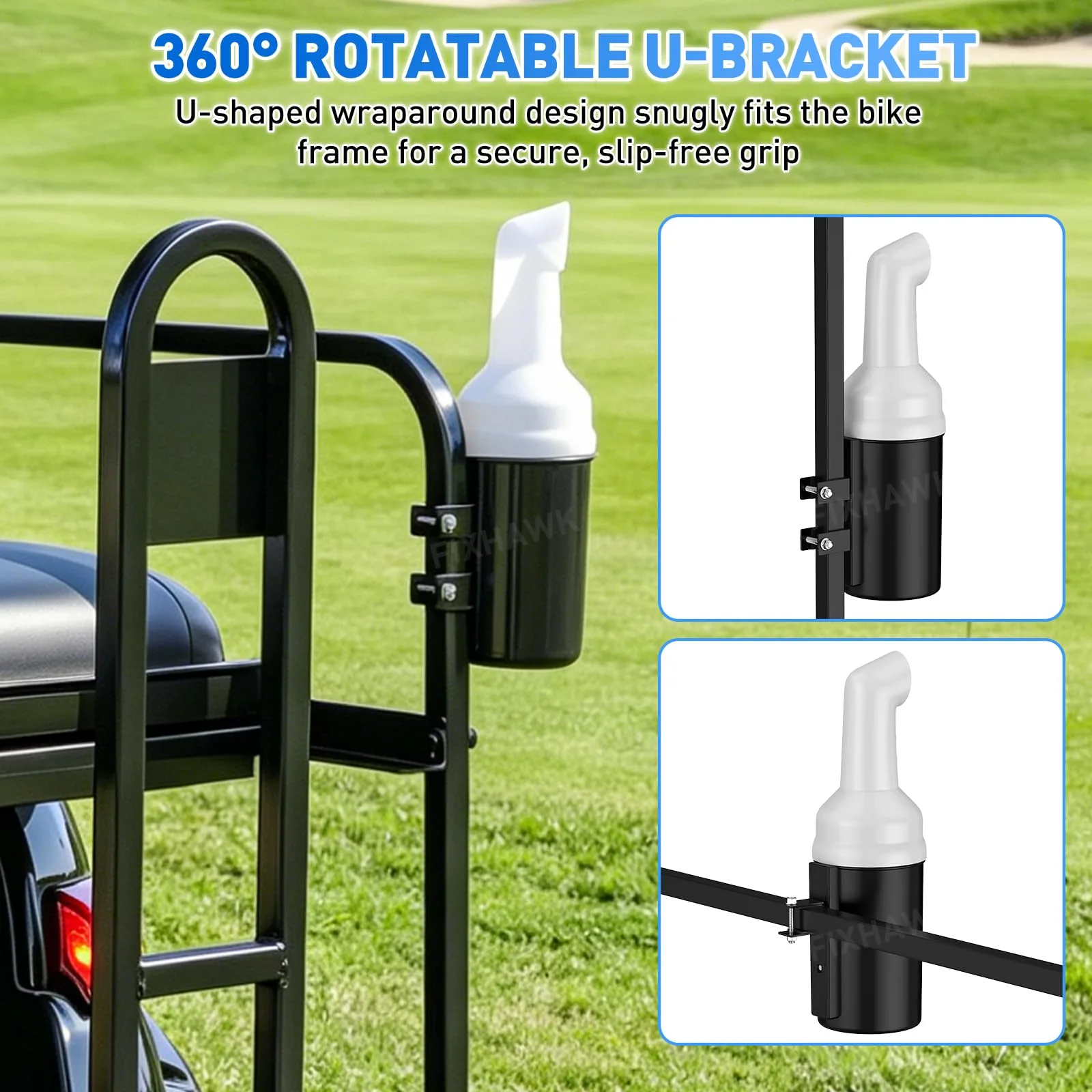 FIXHAWK Golf Cart Sand Bottle Holder, 35 oz, FK-0044 image 4