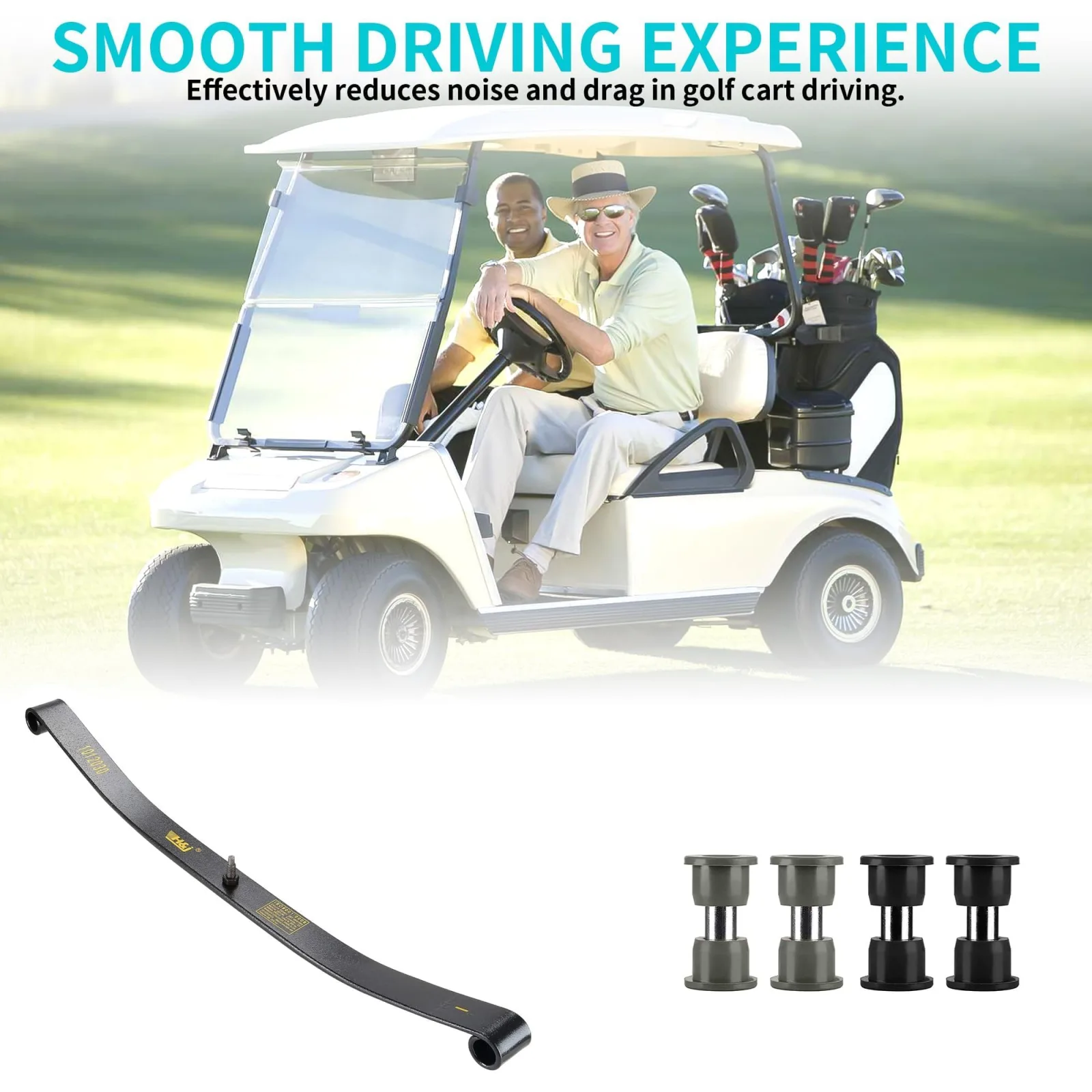 10L0L Front Leaf Spring Kit for Club Car DS & Precedent image 2