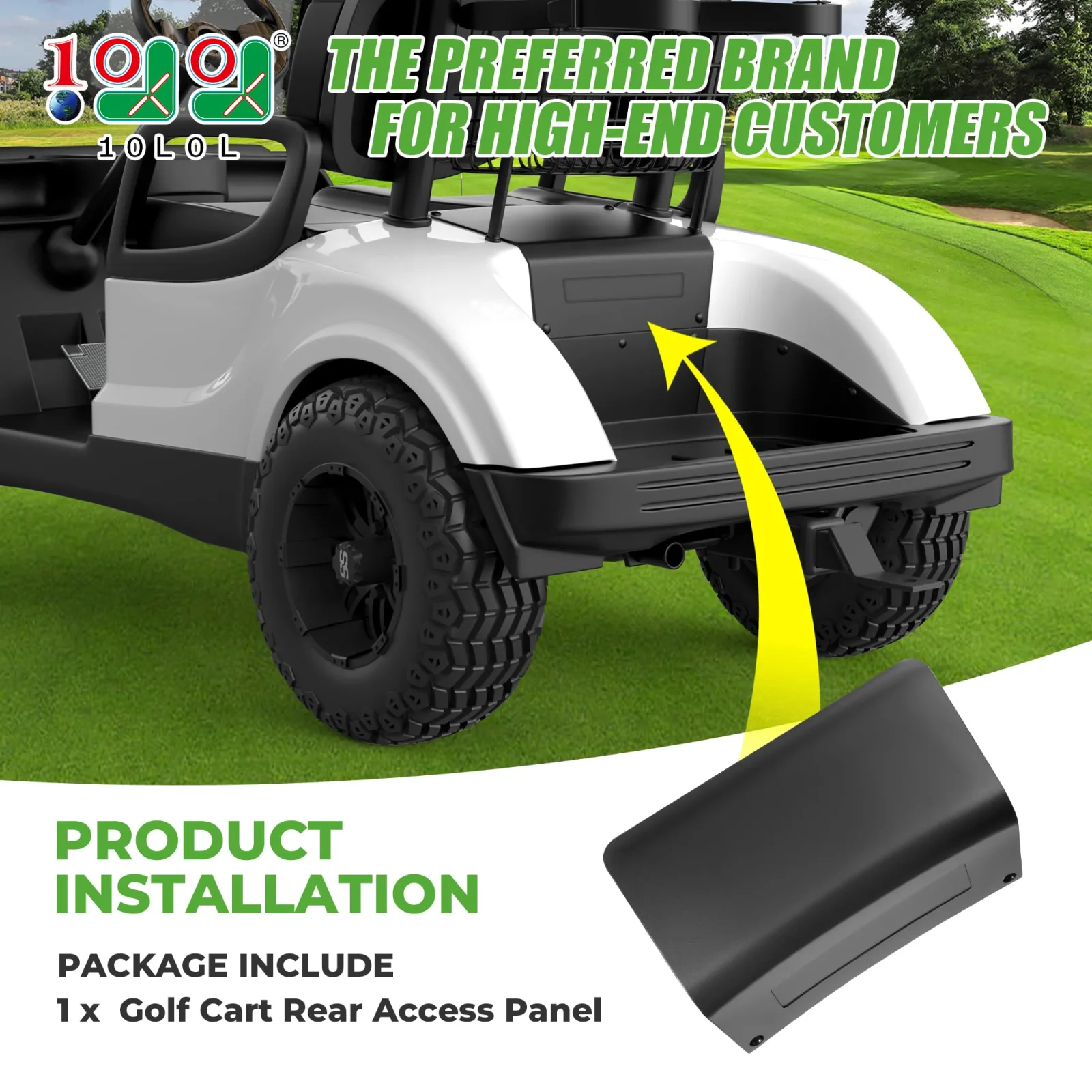 10L0L Rear Access Panel for Yamaha Drive 2 2017-Up image 2
