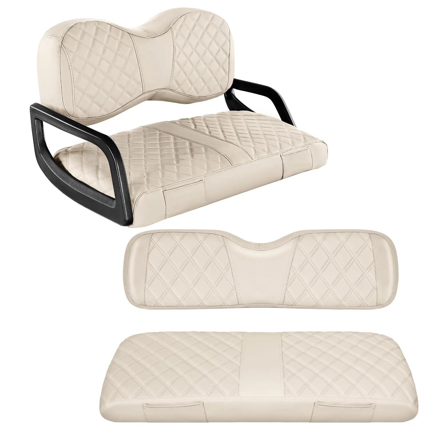 WEIMELL Seat Covers for Yamaha G29/Drive 2, Beige