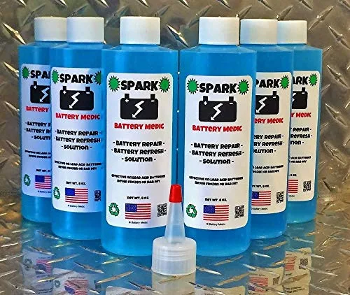 Battery Medic Golf Cart Battery Restore Liquid Solution — 6V & 8V