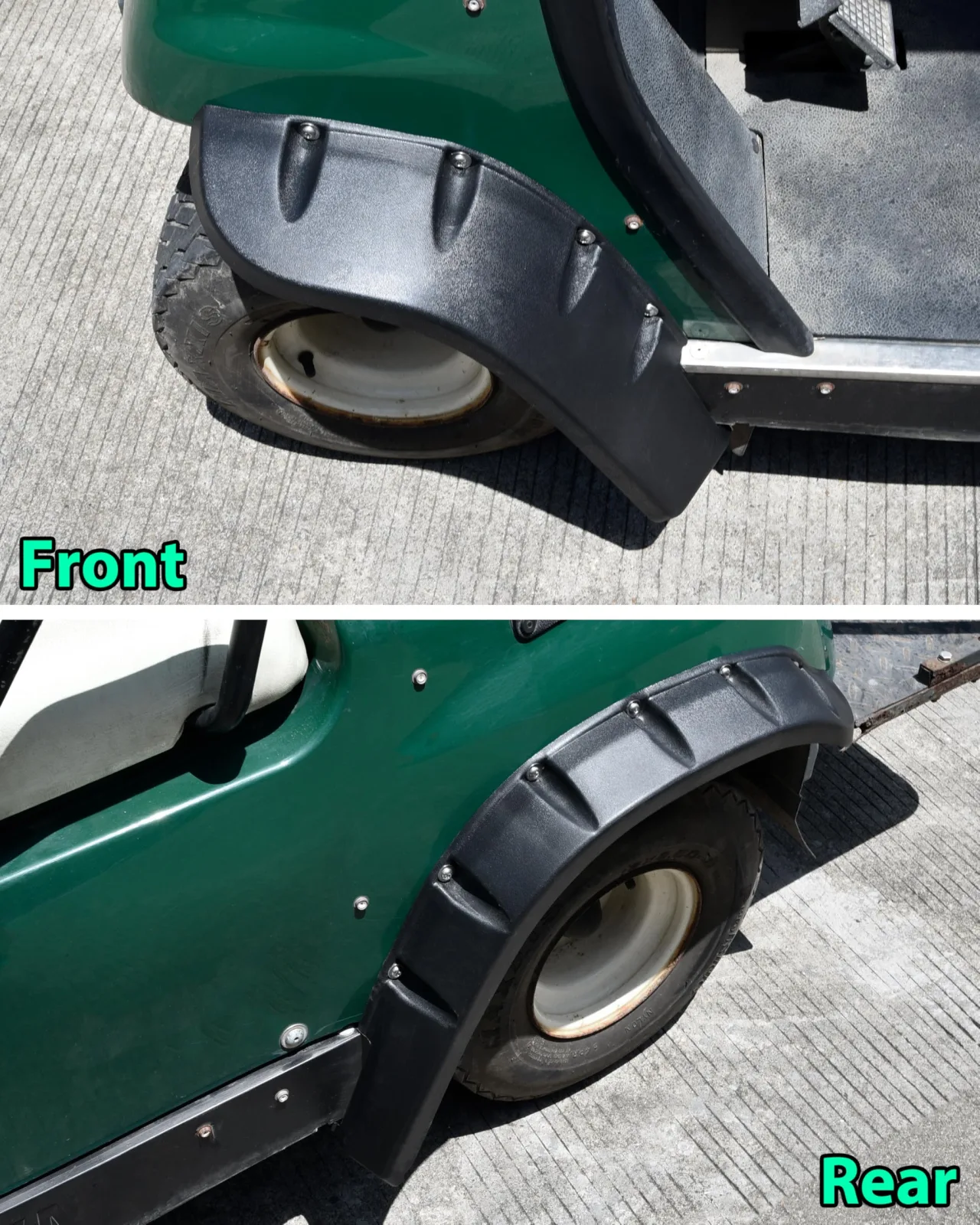 POKIAUTO Fender Flares for Yamaha G14-G22 Golf Carts image 3