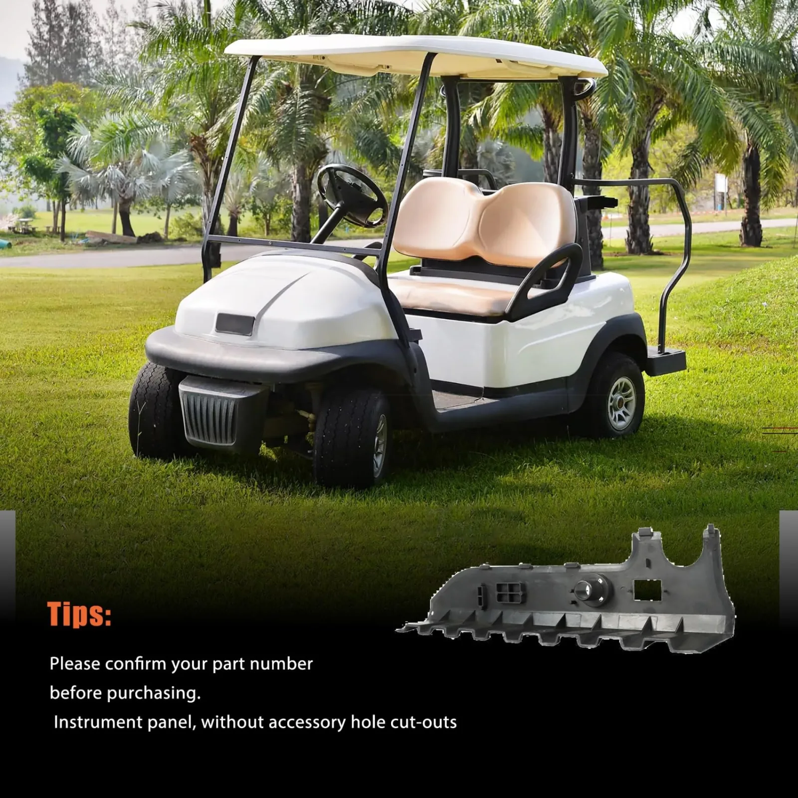 labwork Instrument Panel Dash for Club Car Precedent image 3
