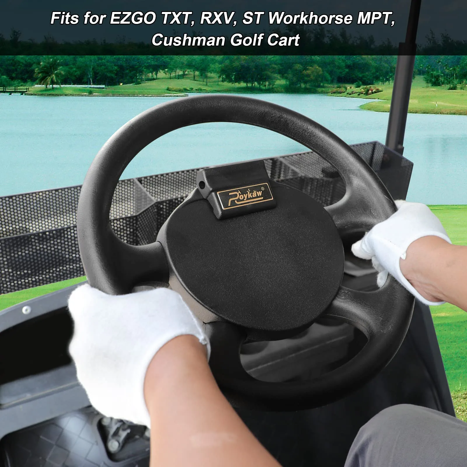 Roykaw Golf Cart Scorecard Holder for E-Z-GO and Cushman image 2