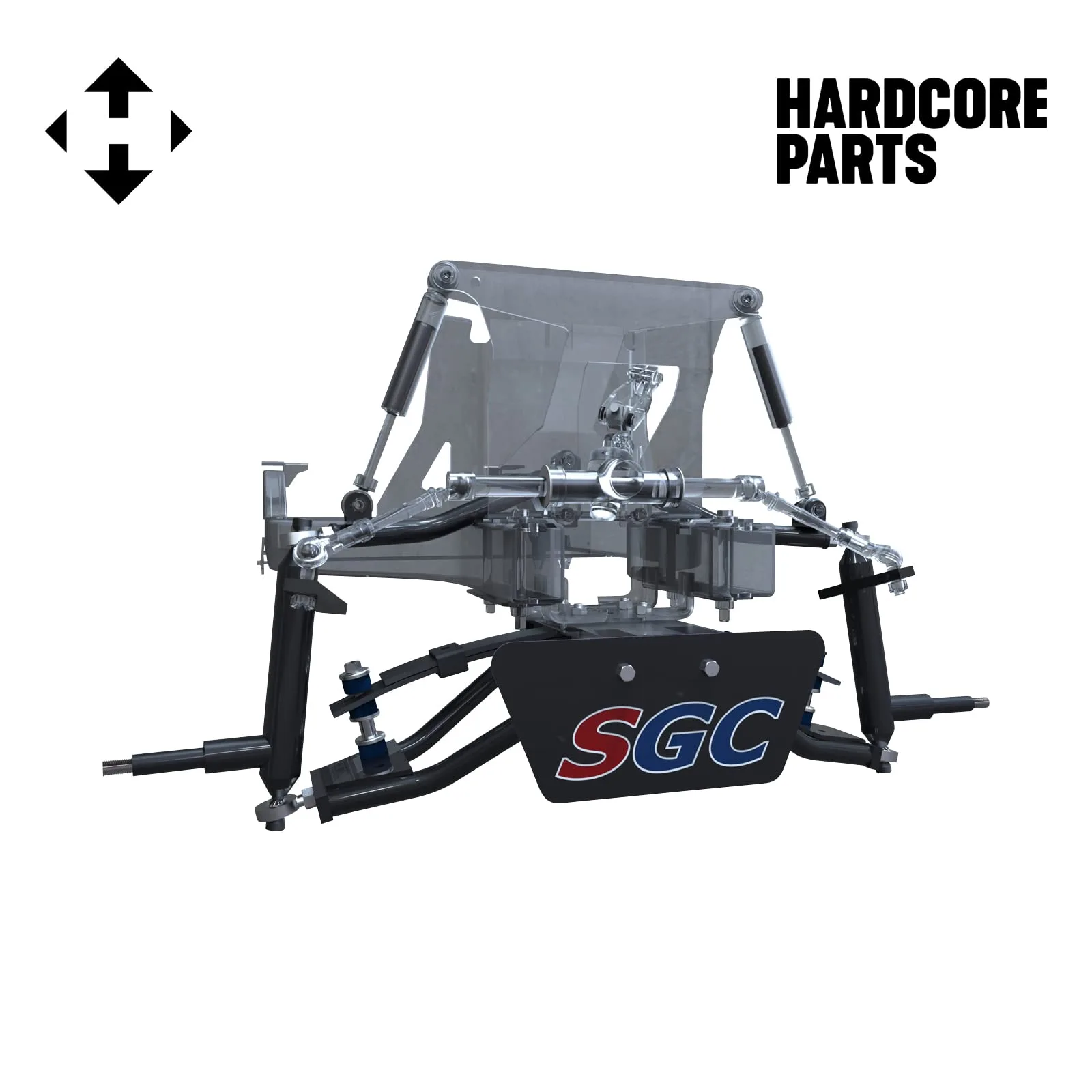 Hardcore Parts 4-Inch Lift Kit for Club Car Precedent image 3