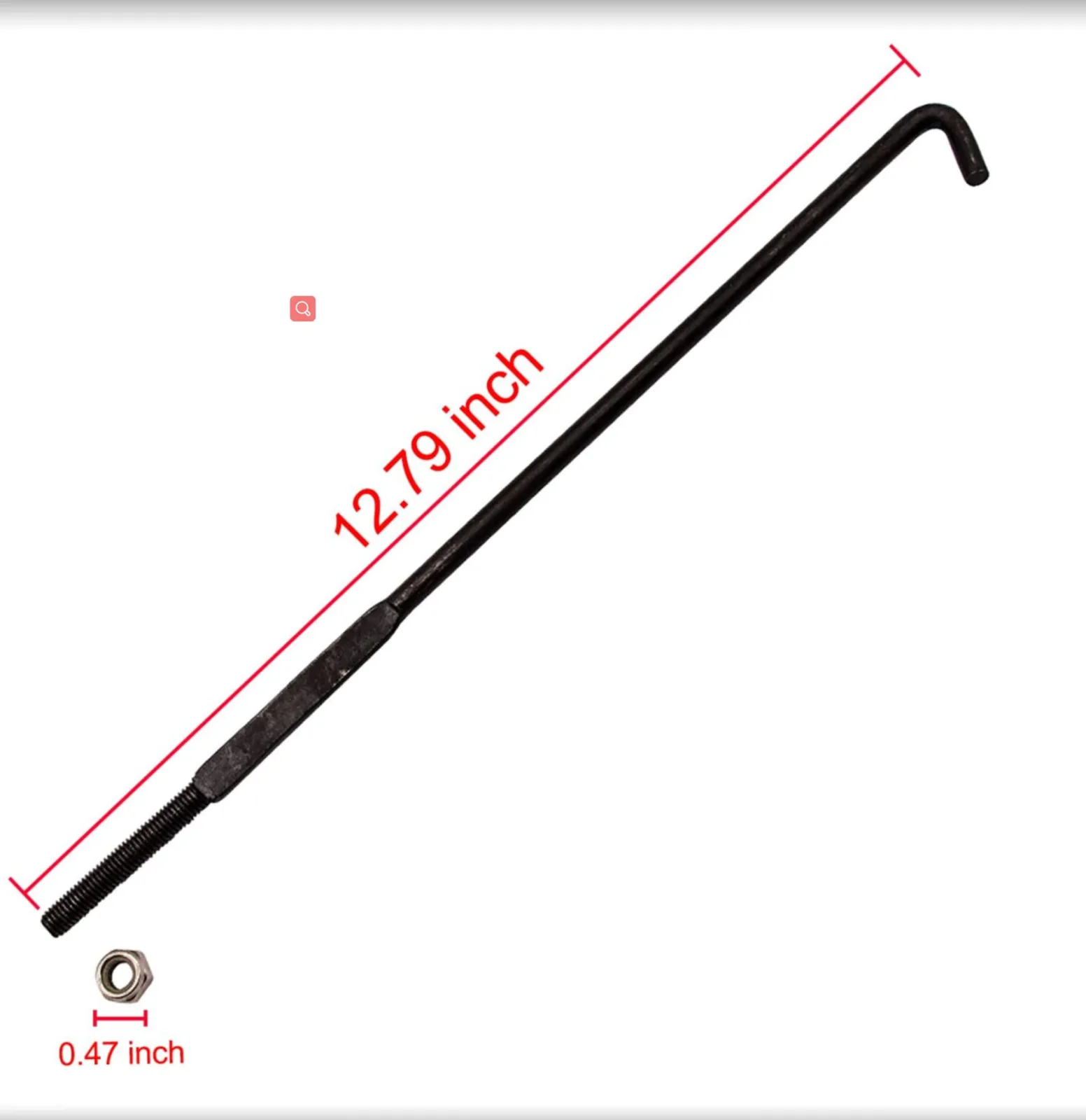 DRIVE UP E-Z-GO RXV Battery Hold-Down Rod DU00150 image 4