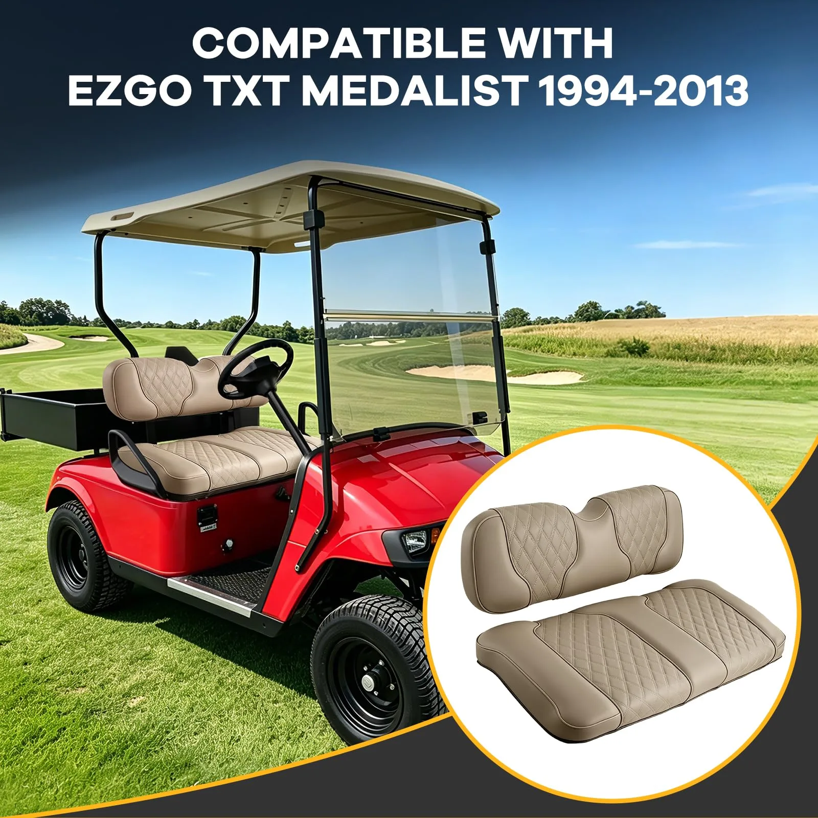 ZWPARTS Front Seat Assembly for E-Z-GO TXT 1994-2013 image 2