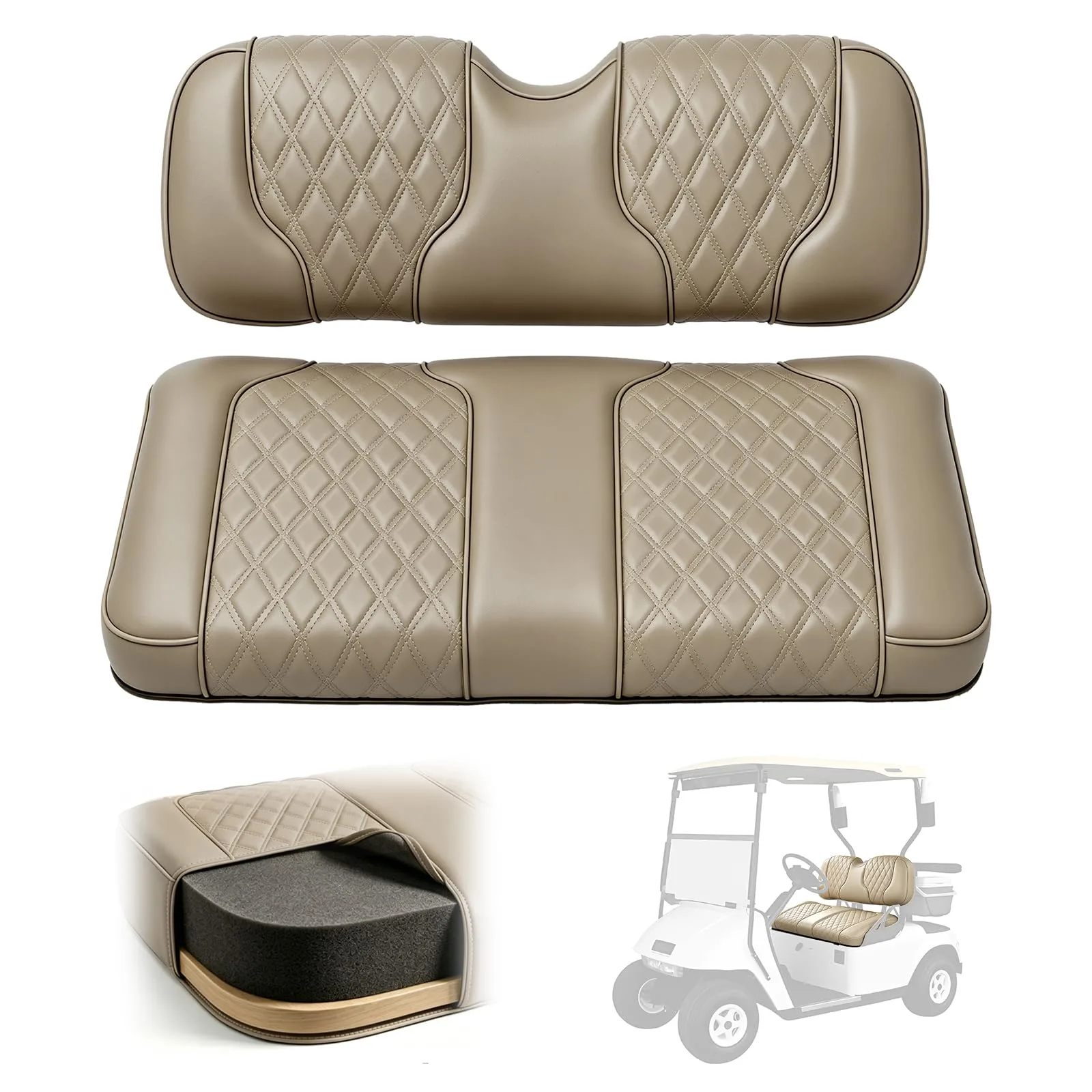 ZWPARTS Front Seat Assembly for E-Z-GO TXT 1994-2013