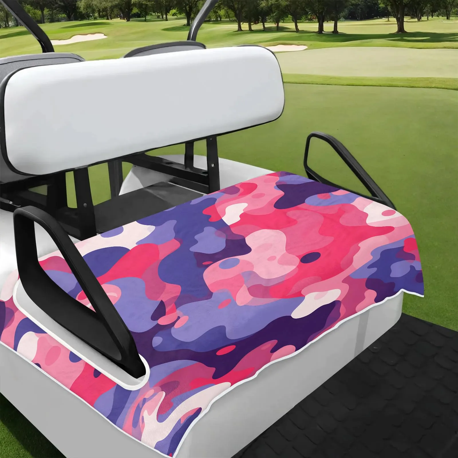 Tiveruda Golf Cart Seat Cover for Double Seats, 51 x 31 in