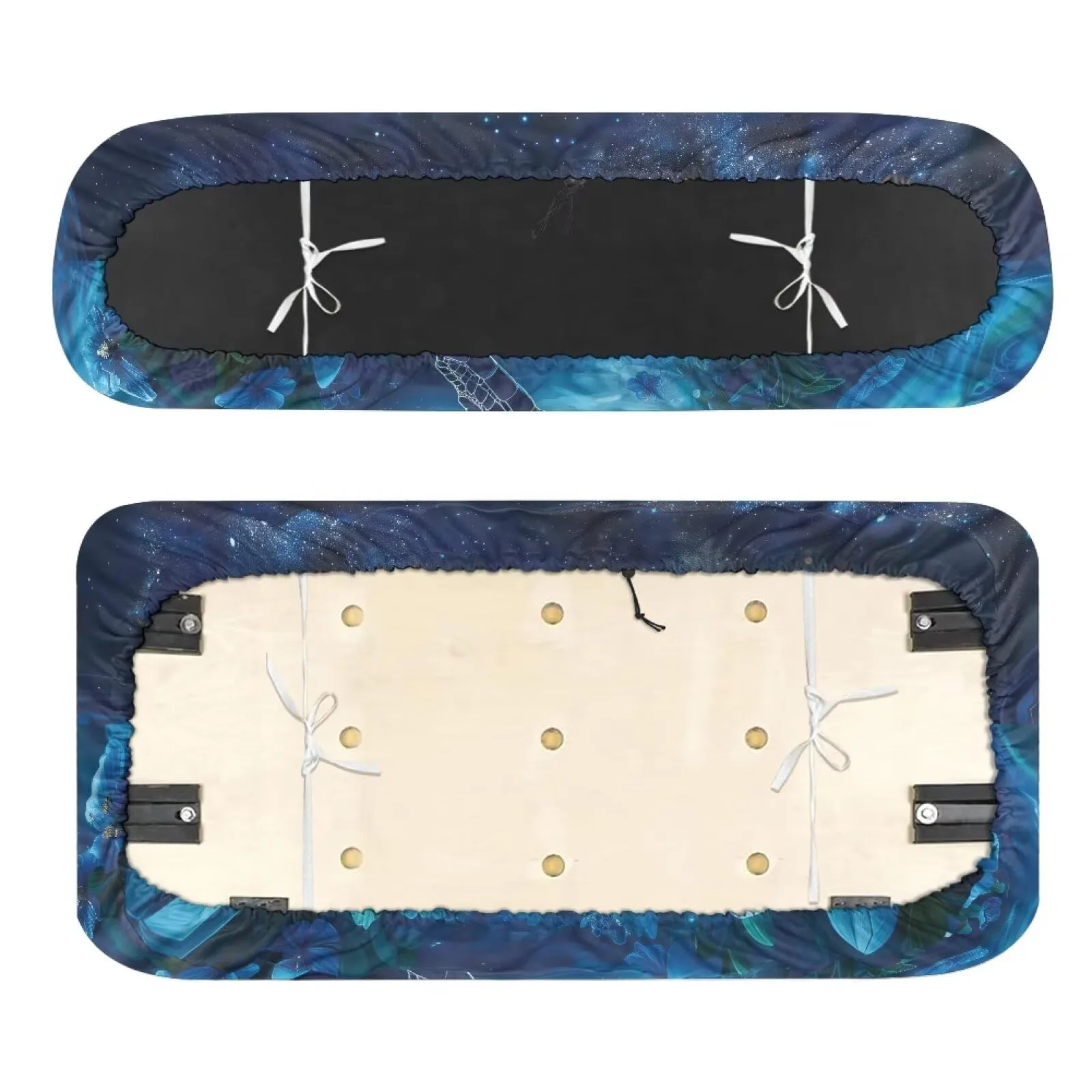 Quidrwyo Floral Sea Turtle Golf Cart Seat Covers image 2