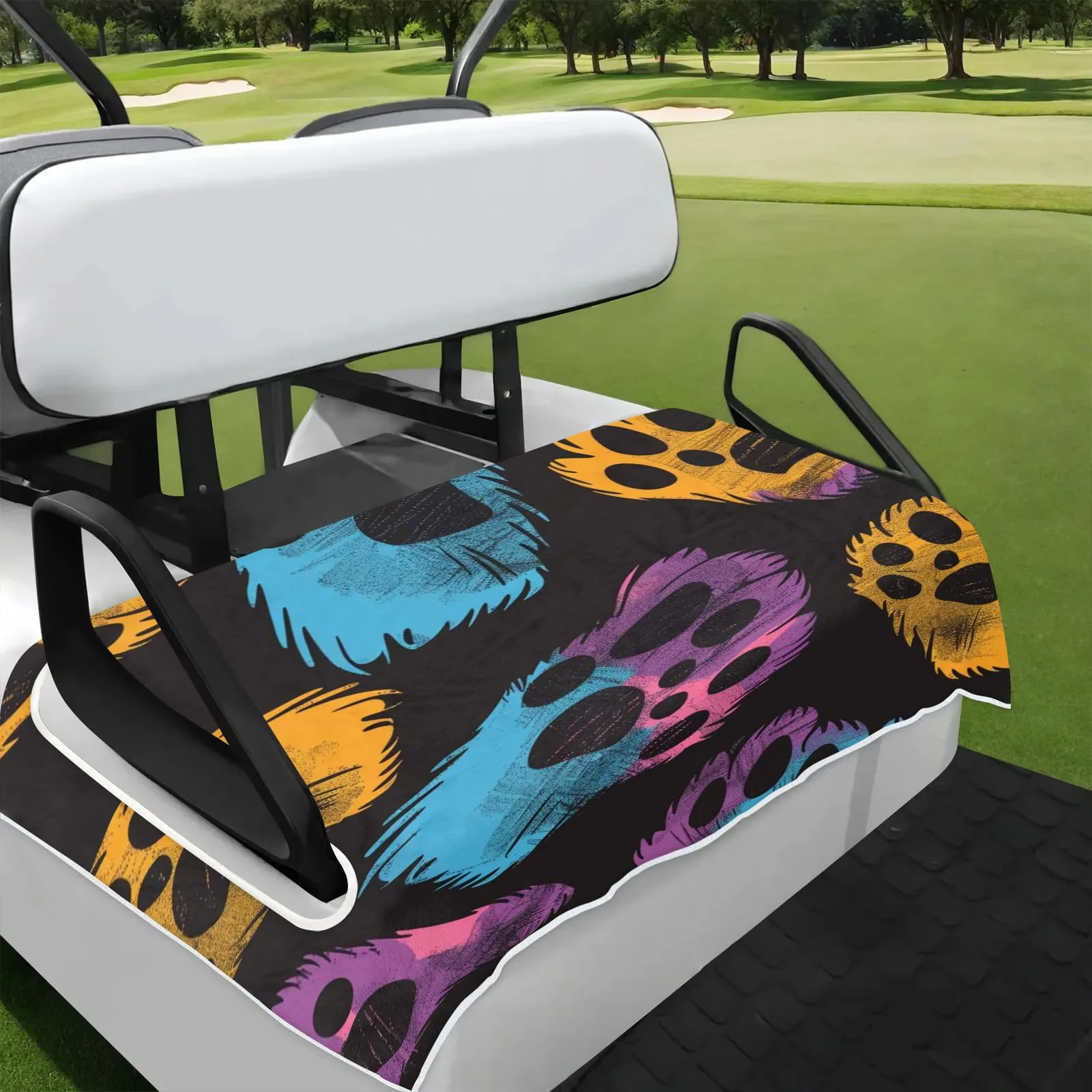 Tiveruda Golf Cart Seat Cover for Double Seats, 51 x 31 in