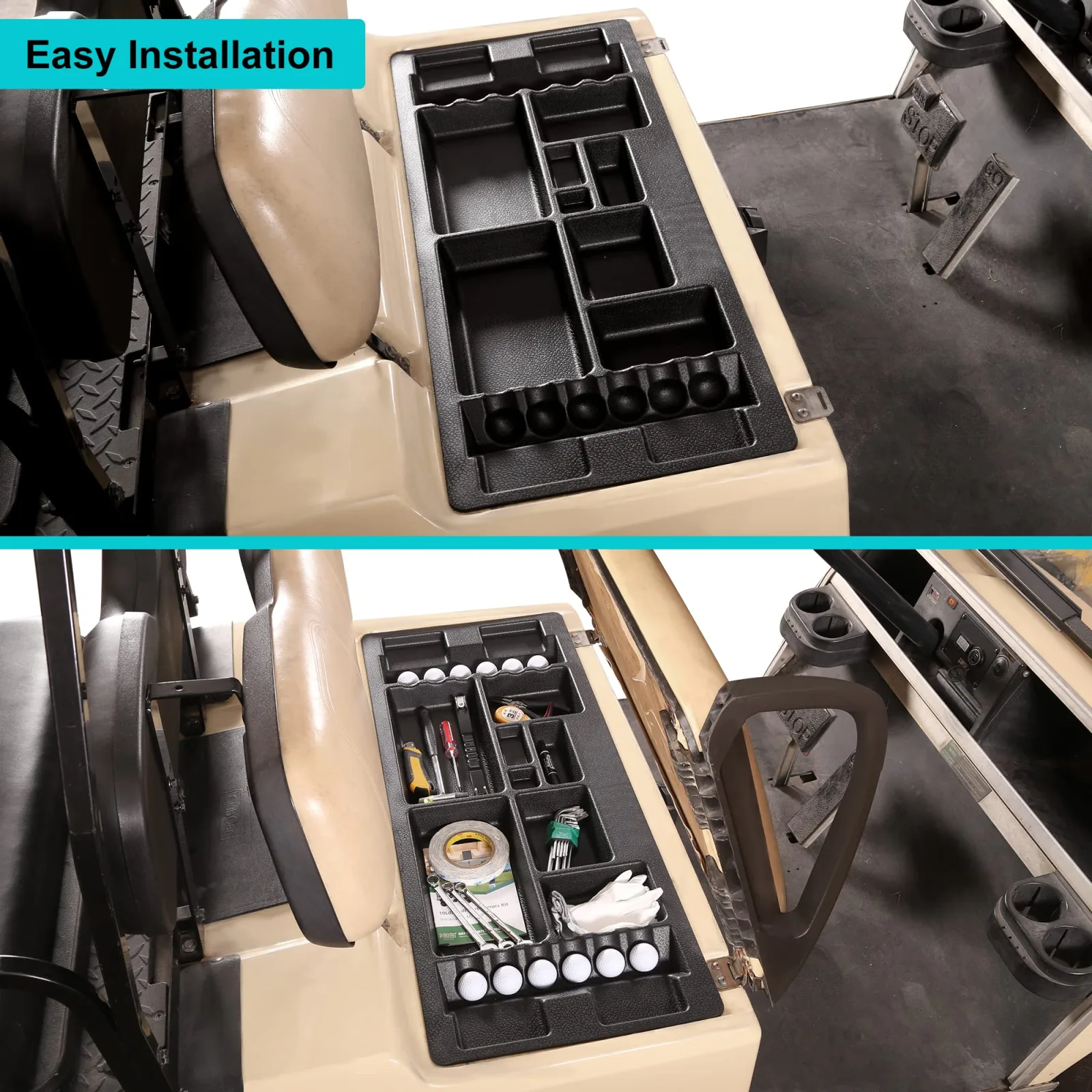10L0L Under-Seat Storage Tray for Club Car DS 1982-2000 image 4