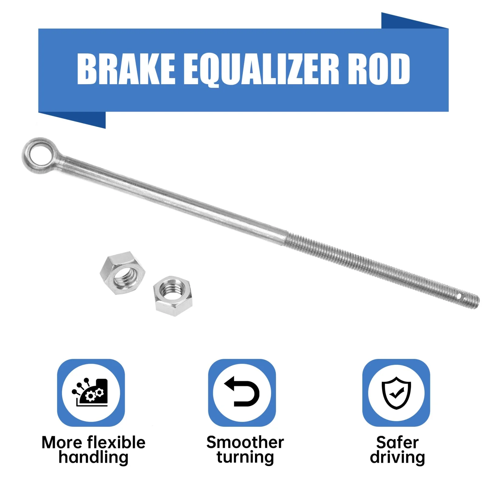 10L0L Brake Rod Equalizer for Club Car DS (1998-up) image 3