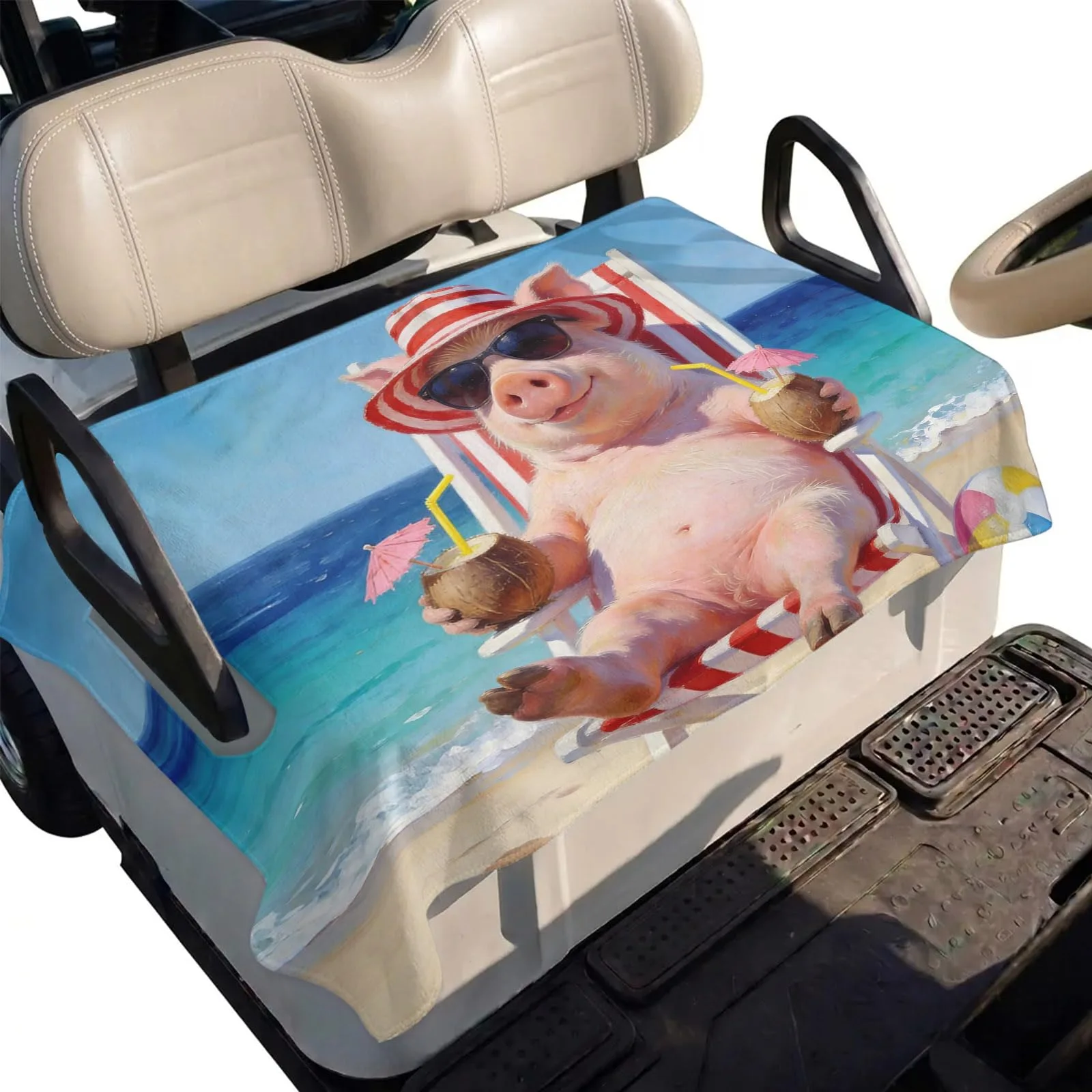 DecorLovee Golf Cart Seat Cover Towel, 51 x 31 Inch