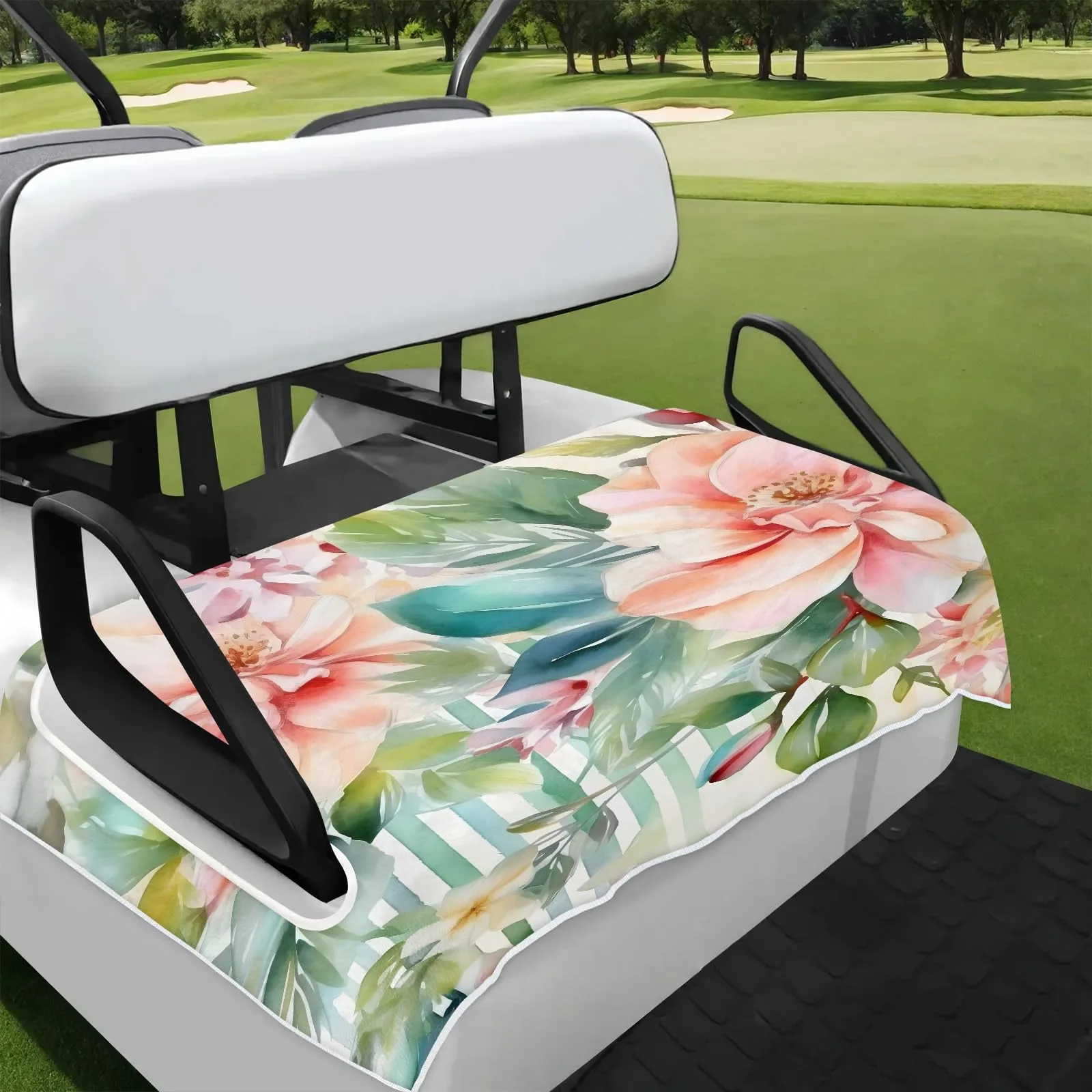 Tiveruda Golf Cart Seat Cover for Double Seats 51 x 31 in