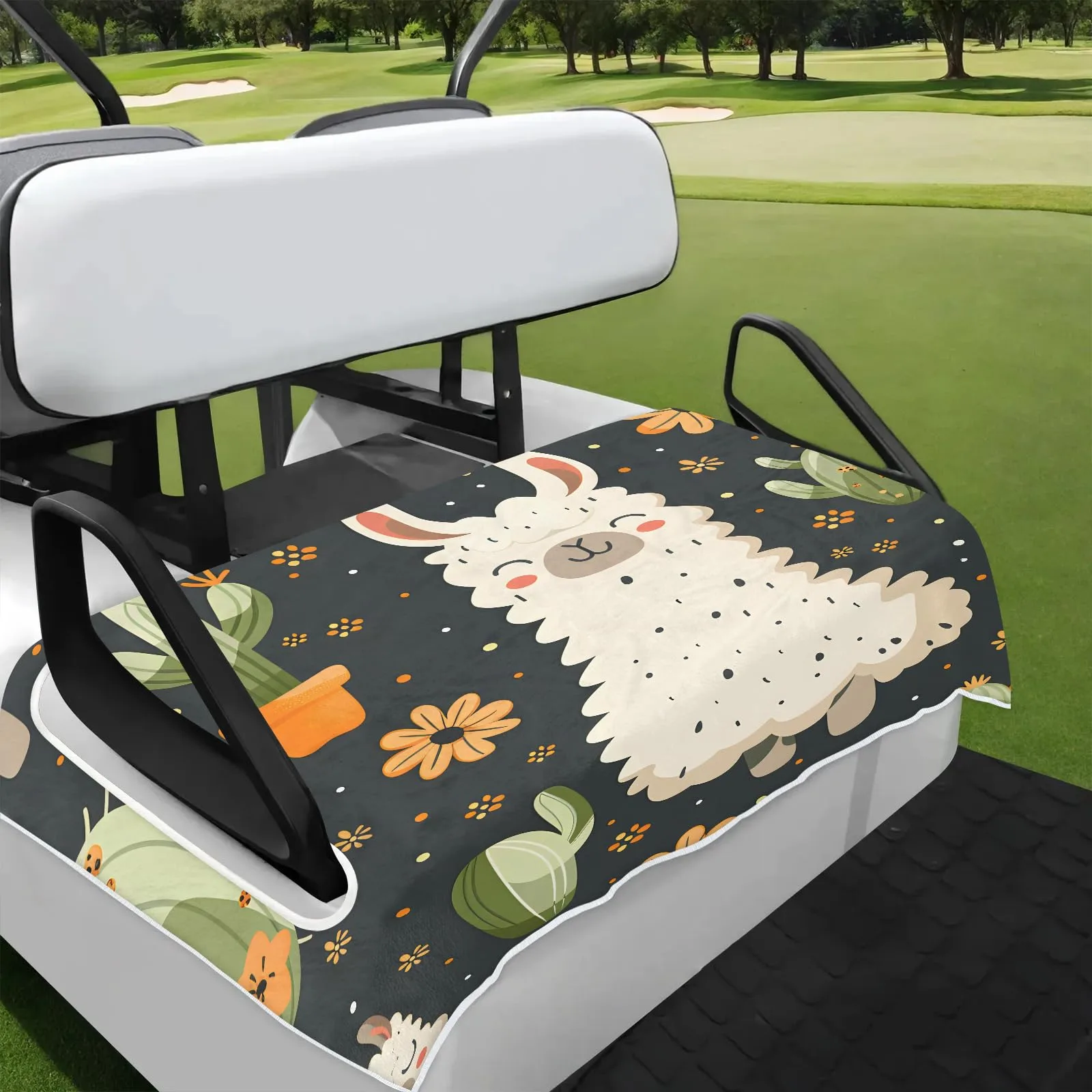 Tiveruda Golf Cart Seat Cover for Double Seats