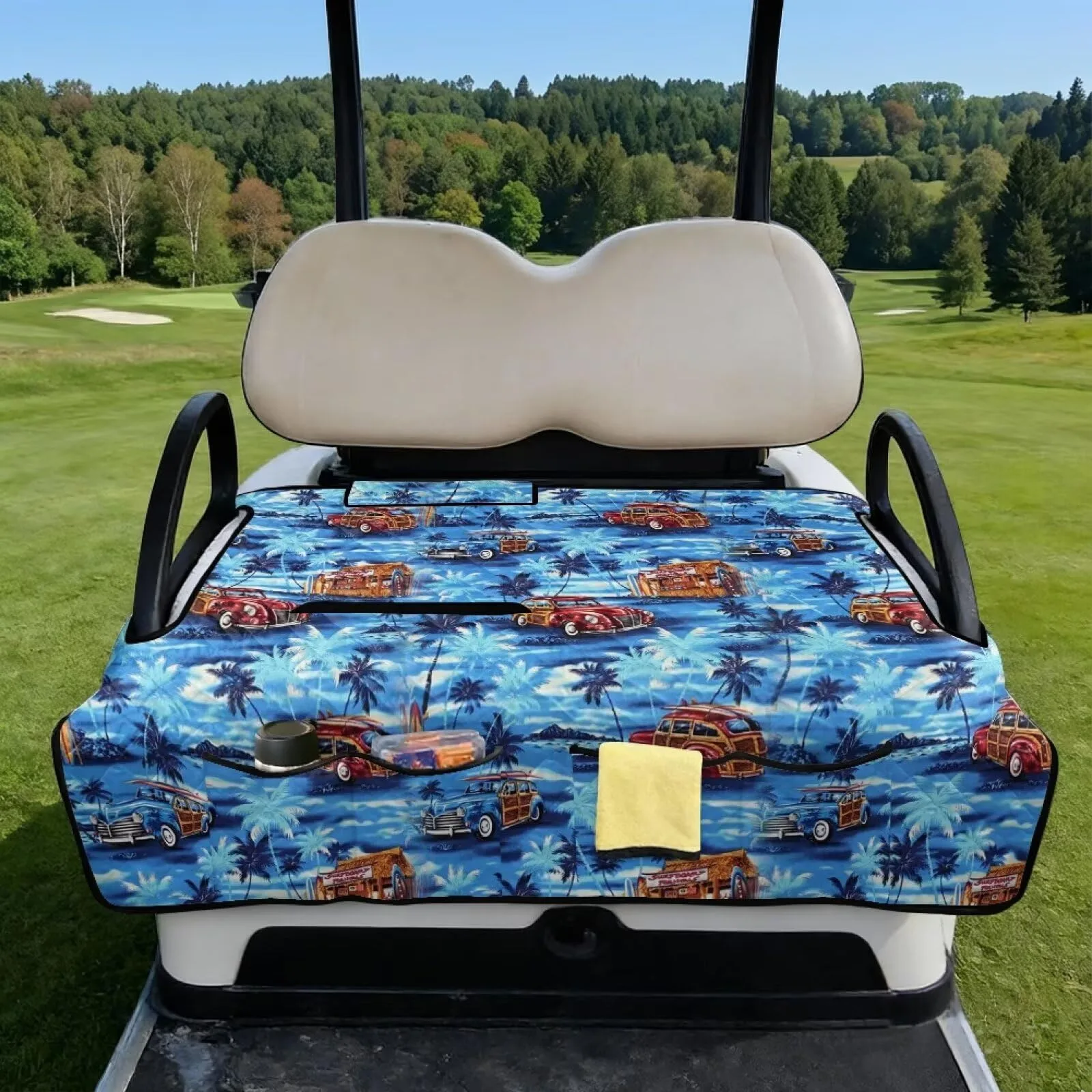 Whosucclay Golf Cart Seat Cover for 2-Person Seats image 2